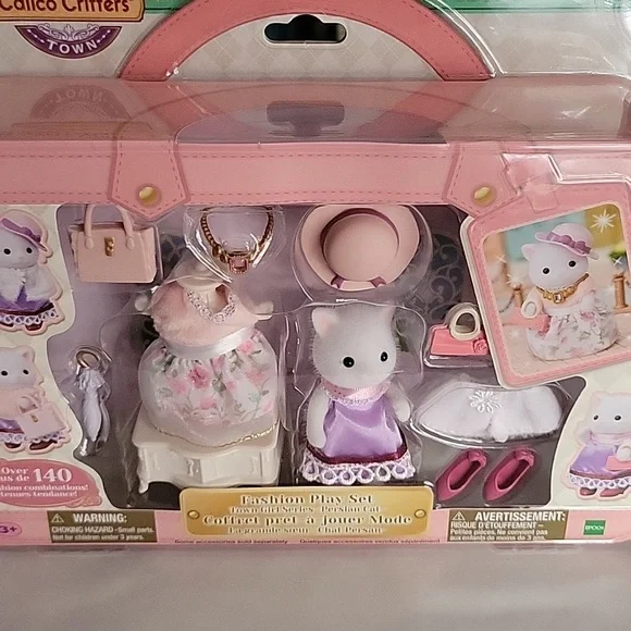 Calico Critters Fashion Play Set - Town Girl Series - Persian Cat - Picture 4 of 11